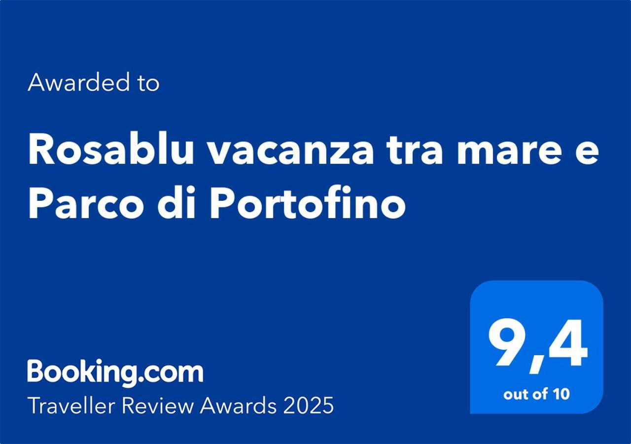 Rosablu Vacanza Tra Mare E Parco Di Portofino Camogli Exteriör bild